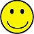 Smiley lachend